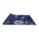 Sideview of Abstract Blue Modern Rug, abs3852blu