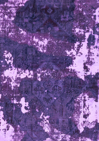 Abstract Purple Modern Rug, abs3852pur