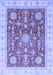 Oriental Blue Traditional Rug, abs3853blu