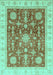 Oriental Turquoise Traditional Rug, abs3853turq