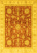 Oriental Yellow Traditional Rug, abs3853yw