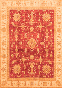 Oriental Orange Traditional Rug, abs3853org