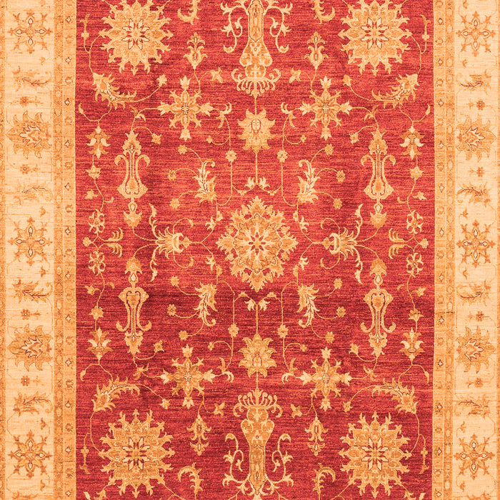 Oriental Orange Traditional Rug, abs3853org