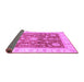 Sideview of Oriental Purple Traditional Rug, abs3853pur