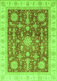 Oriental Green Traditional Rug, abs3853grn