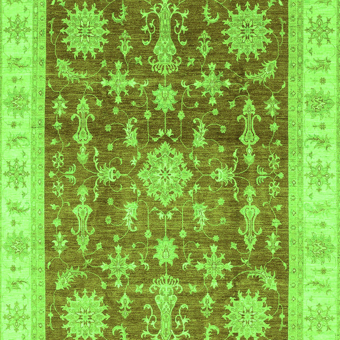 Oriental Green Traditional Rug, abs3853grn