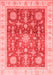 Oriental Red Traditional Area Rugs