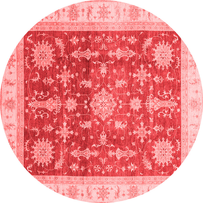 Machine Washable Oriental Red Traditional Rug, wshabs3853red