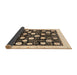 Sideview of Abstract Bakers Brown Oriental Rug, abs3854