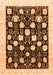 Oriental Orange Traditional Rug, abs3854org