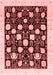 Oriental Red Traditional Area Rugs