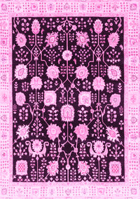 Oriental Pink Traditional Rug, abs3854pnk