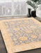 Machine Washable Abstract Brown Sugar Brown Rug in a Family Room, wshabs3855