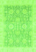 Oriental Green Traditional Rug, abs3855grn