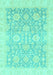 Oriental Turquoise Traditional Rug, abs3855turq