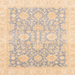 Square Machine Washable Abstract Brown Sugar Brown Rug, wshabs3855