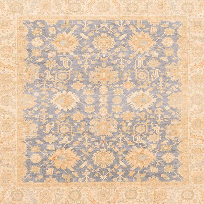 Square Machine Washable Abstract Brown Sugar Brown Rug, wshabs3855