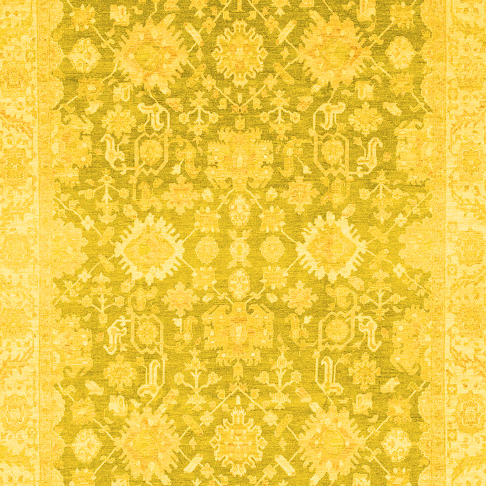 Oriental Yellow Traditional Rug, abs3855yw