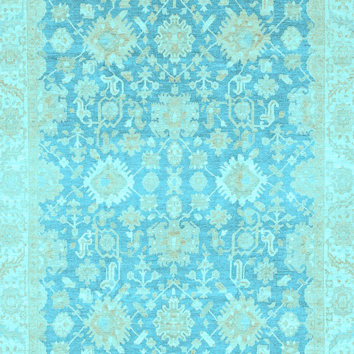 Oriental Light Blue Traditional Rug, abs3855lblu