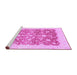 Sideview of Machine Washable Oriental Purple Traditional Area Rugs, wshabs3856pur
