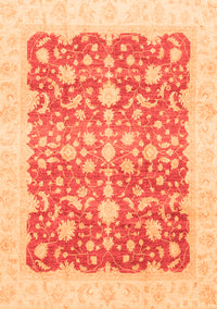 Oriental Orange Traditional Rug, abs3856org