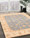 Machine Washable Abstract Khaki Gold Rug in a Family Room, wshabs3857