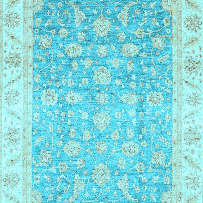 Oriental Light Blue Traditional Rug, abs3857lblu