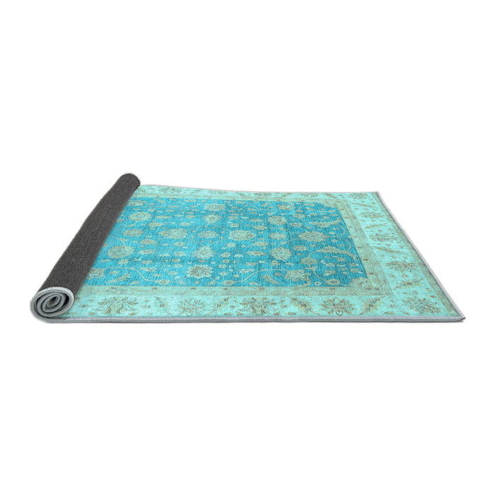Sideview of Oriental Light Blue Traditional Rug, abs3857lblu