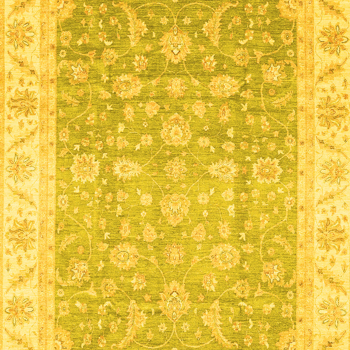 Oriental Yellow Traditional Rug, abs3857yw