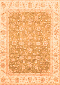 Oriental Orange Traditional Rug, abs3857org