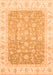 Oriental Orange Traditional Rug, abs3857org