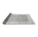 Sideview of Oriental Gray Traditional Rug, abs3857gry