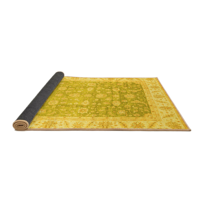 Sideview of Oriental Yellow Traditional Rug, abs3857yw