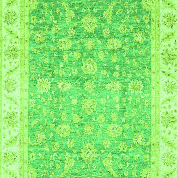 Oriental Green Traditional Rug, abs3857grn