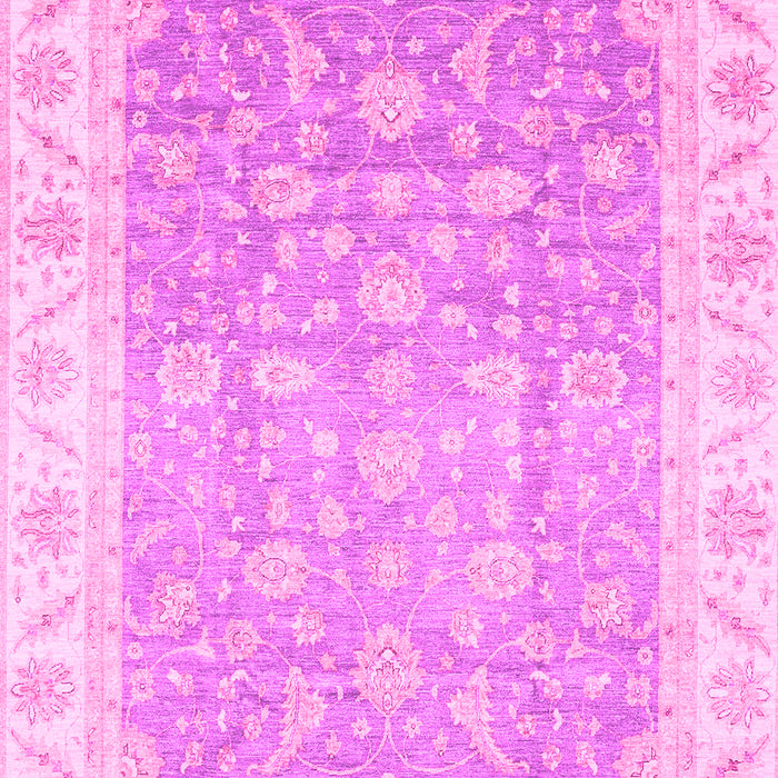 Machine Washable Oriental Pink Traditional Rug, wshabs3857pnk