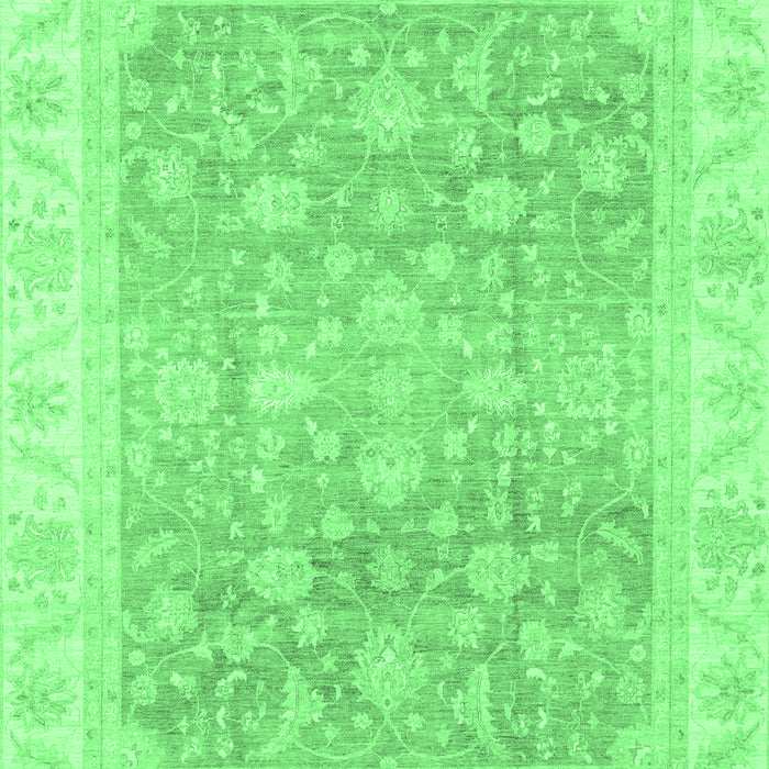 Oriental Emerald Green Traditional Rug, abs3858emgrn