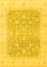 Oriental Yellow Traditional Rug, abs3858yw