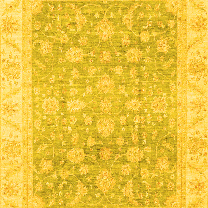 Oriental Yellow Traditional Rug, abs3858yw