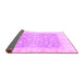 Sideview of Oriental Purple Traditional Rug, abs3858pur