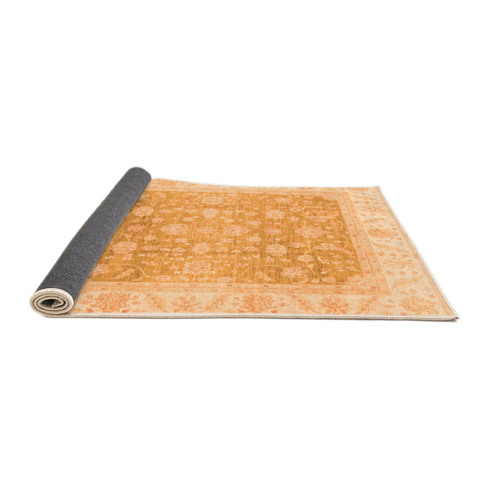 Sideview of Oriental Orange Traditional Rug, abs3858org