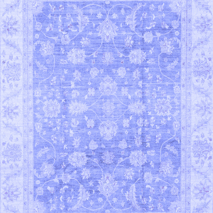 Machine Washable Oriental Blue Traditional Rug, wshabs3858blu