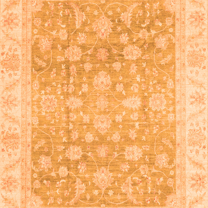 Oriental Orange Traditional Rug, abs3858org