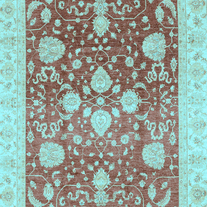 Oriental Light Blue Traditional Rug, abs3859lblu