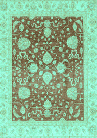 Oriental Turquoise Traditional Rug, abs3859turq