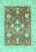 Oriental Turquoise Traditional Rug, abs3859turq