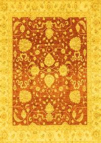 Oriental Yellow Traditional Rug, abs3859yw