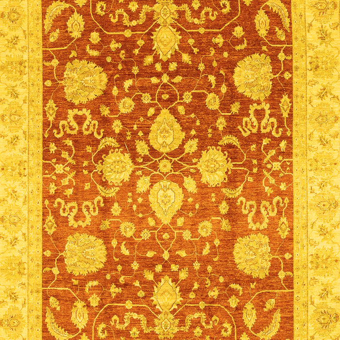 Oriental Yellow Traditional Rug, abs3859yw