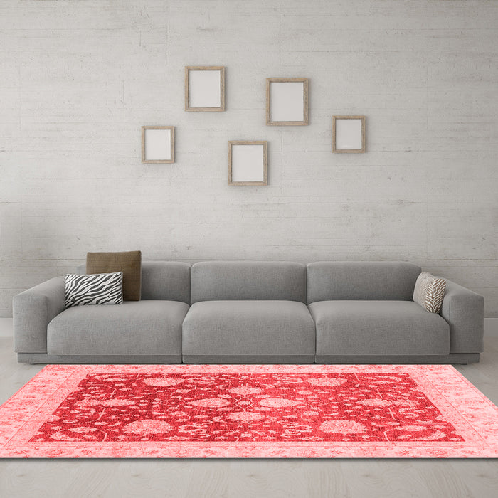 Traditional Red Washable Rugs