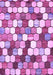 Machine Washable Abstract Purple Modern Area Rugs, wshabs385pur