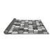 Sideview of Abstract Gray Modern Rug, abs385gry